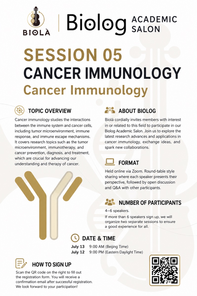 Cancer Immunology event poster